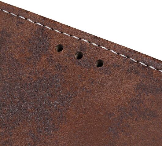 OnePlus 8 Pro Vintage Portemonnee Stand Hoesje Bruin afbeelding 9