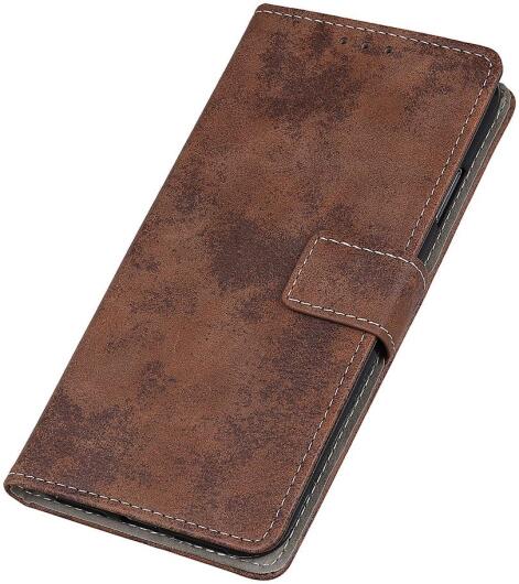 OnePlus 8 Pro Vintage Portemonnee Stand Hoesje Bruin afbeelding 2