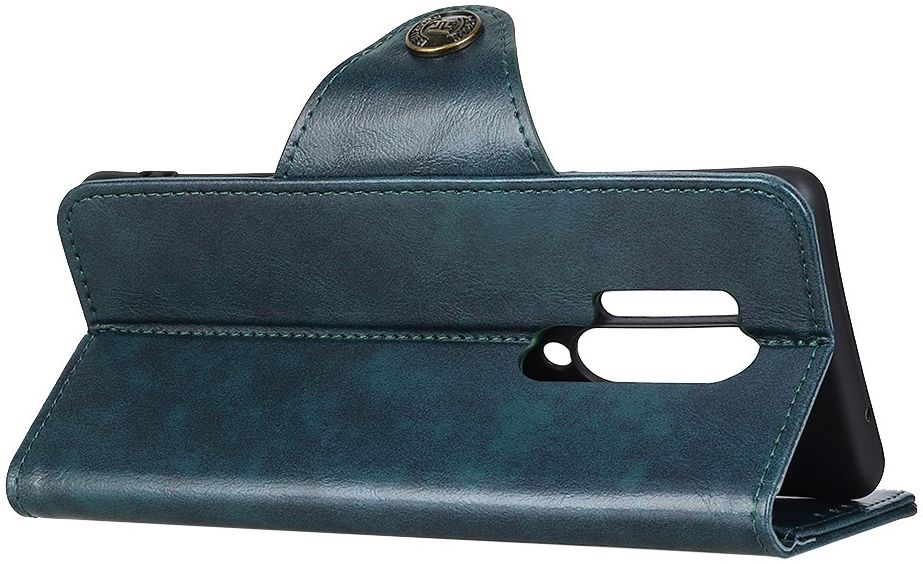 OnePlus 8 Pro Hoesje Portemonnee Luxe Wallet Case Blauw afbeelding 7
