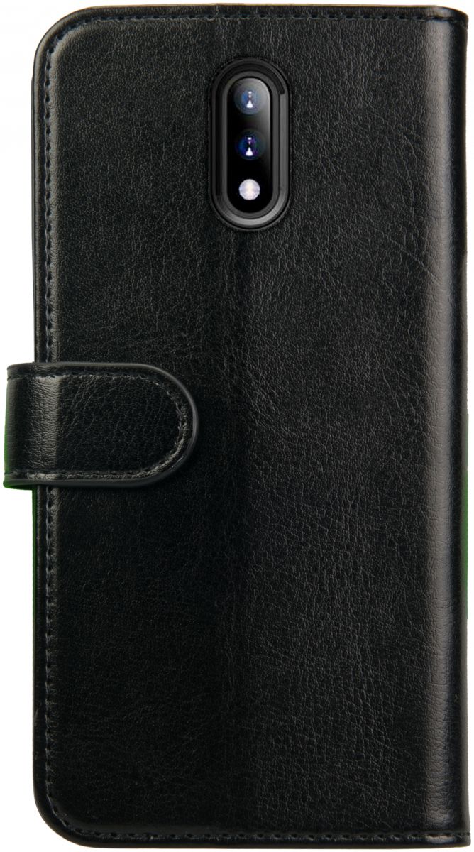Rosso Element Nokia 2.3 Hoesje Book Cover Wallet Case Zwart afbeelding 2