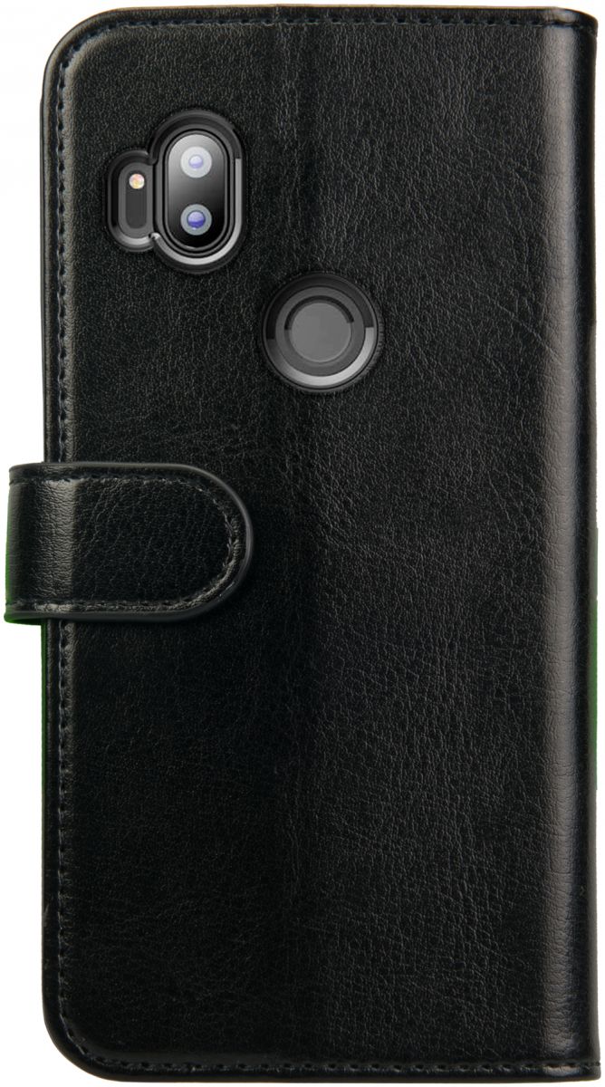 Rosso Element Motorola One Hyper Hoesje Book Cover Wallet Case Zwart afbeelding 2