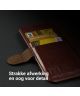 Rosso Element Motorola One Hyper Hoesje Book Cover Wallet Case Bruin