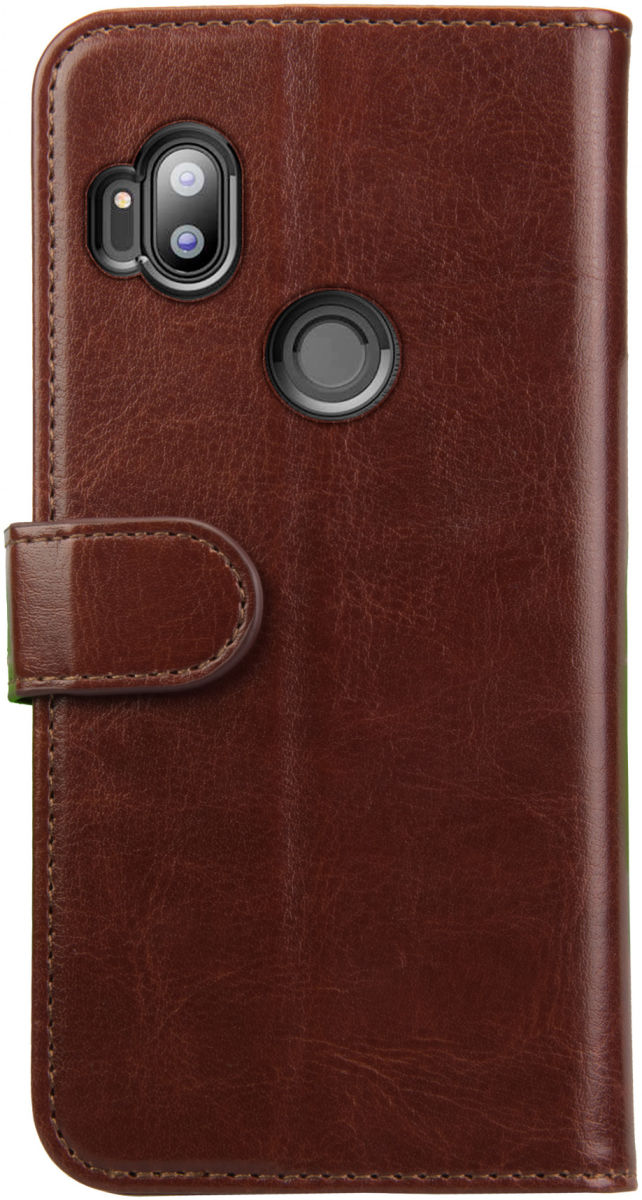 Rosso Element Motorola One Hyper Hoesje Book Cover Wallet Case Bruin afbeelding 5