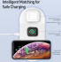 Baseus 3-in-1 18W Draadloze Oplader Smartphone Apple Watch AirPods Wit afbeelding 4