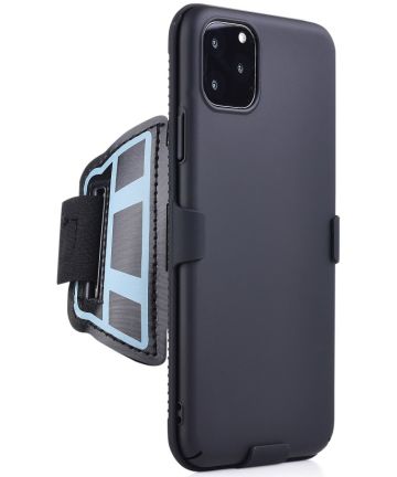 Apple iPhone 11 Pro Sportarmband Onderarm met Back Cover Smooth Sporthoesjes