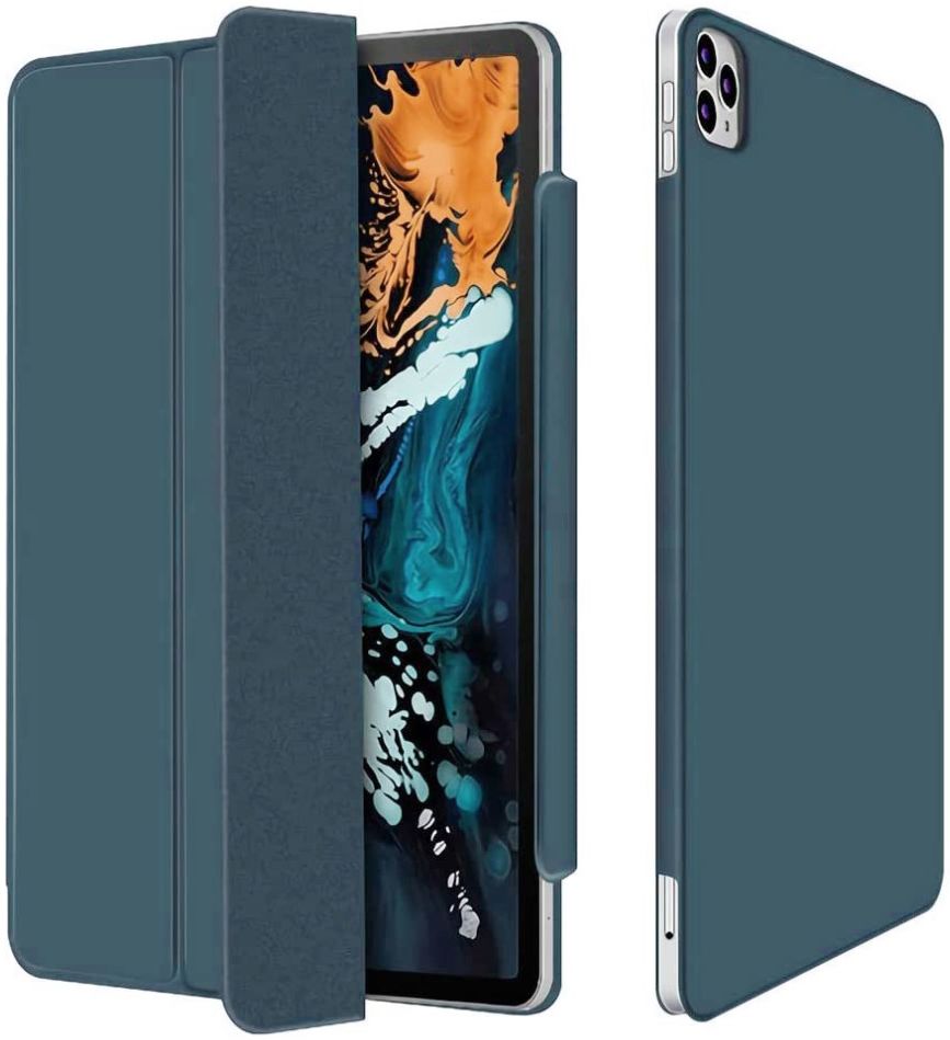 Apple iPad Pro 12.9 2018 / 2020 Hoes Tri-Fold Folio Green afbeelding 1