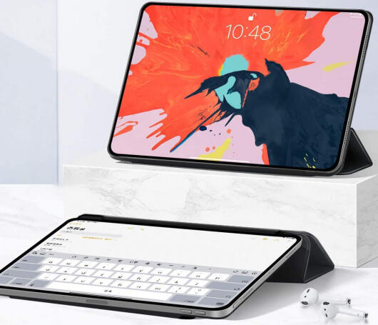 iPad Pro 11 / iPad Air (2020/2022) Magnetische Hoes Tri-Fold Zwart afbeelding 2
