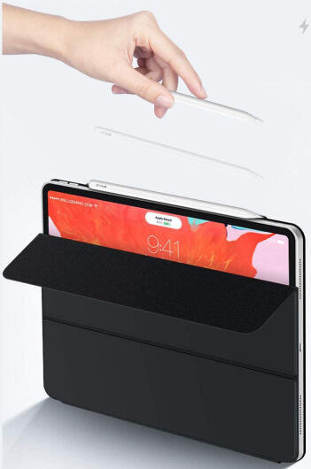 iPad Pro 11 / iPad Air (2020/2022) Magnetische Hoes Tri-Fold Zwart afbeelding 6