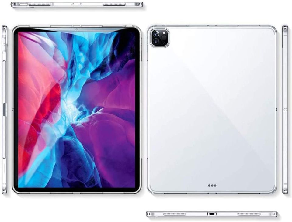 Apple iPad Pro 11 (2018/2020/2021) Hoes Schokbestendig TPU Transparant afbeelding 2