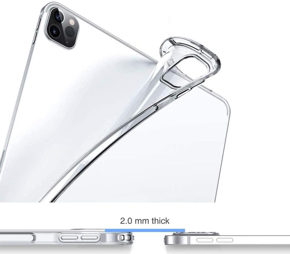 Apple iPad Pro 11 (2018/2020/2021) Hoes Schokbestendig TPU Transparant afbeelding 4