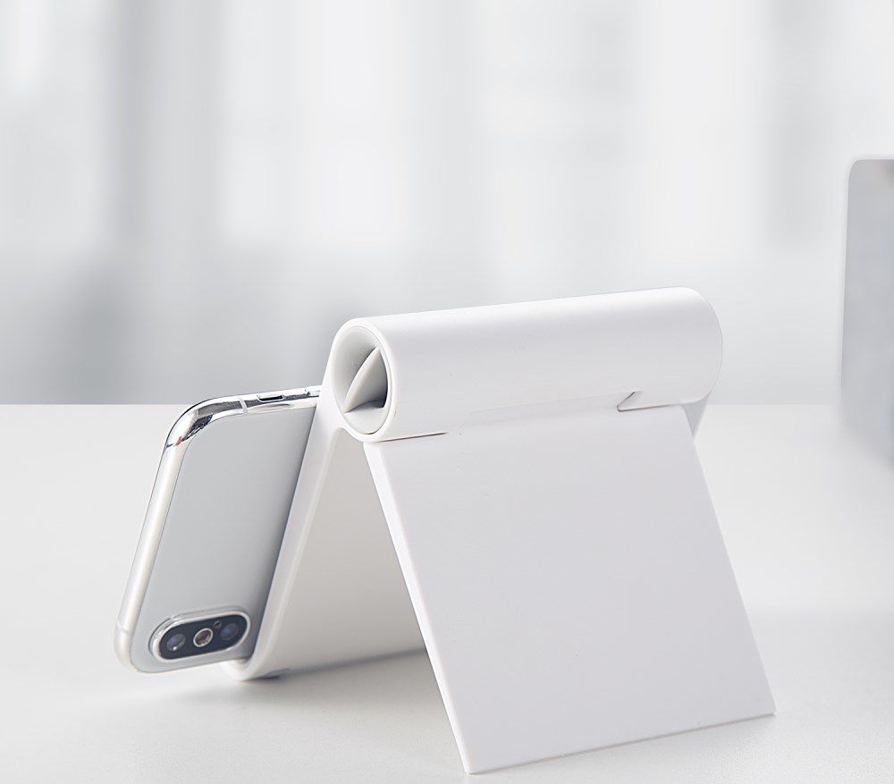 Universele Opvouwbare Smartphone standaard Wit afbeelding 2