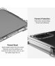 IMAK OnePlus 8 Hoesje Flexibel TPU met Screenprotector Metaal Zwart