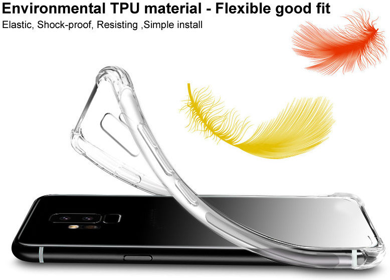 IMAK OnePlus 8 Hoesje Flexibel TPU met Screenprotector Metaal Zwart afbeelding 6