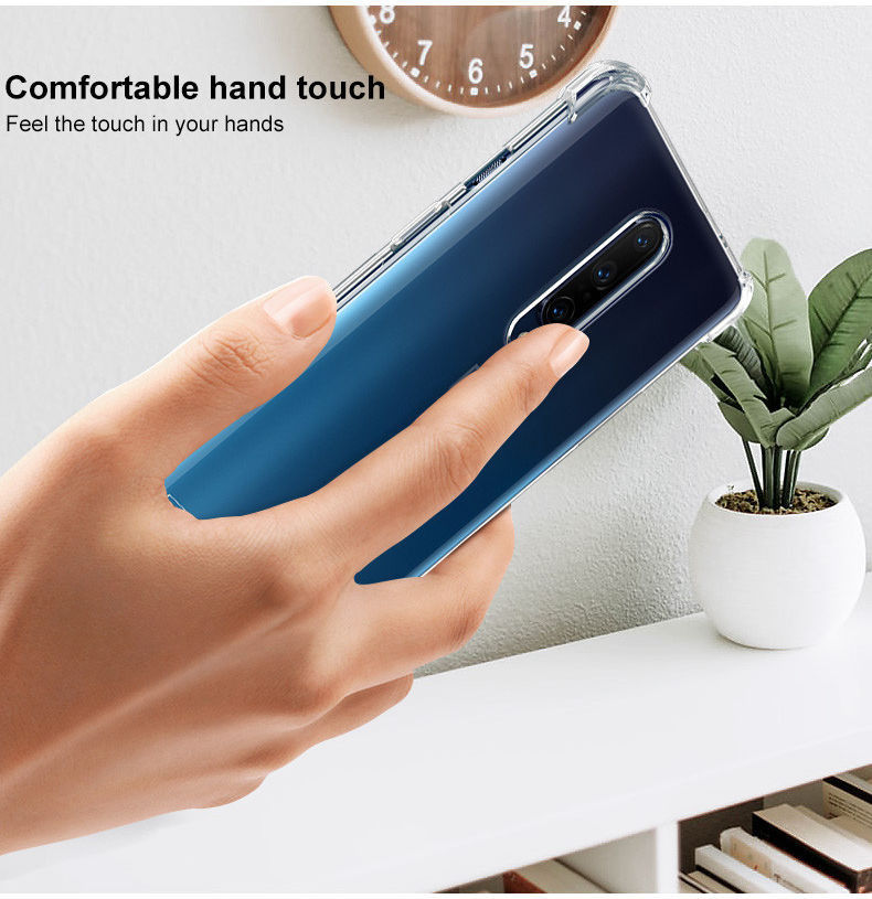 IMAK OnePlus 8 Hoesje Flexibel TPU met Screenprotector Matte Zwart afbeelding 9