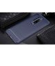 OnePlus 8 Pro Hoesje TPU Gebordsteld Blauw