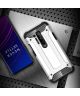 OnePlus 8 Pro Hoesje Shock Proof Hybride Back Cover Roze Goud