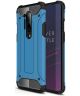 OnePlus 8 Pro Hoesje Shock Proof Hybride Back Cover Blauw
