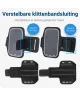 Universele Hardloop Armband en Sporthoesje voor Telefoons Groot Zwart