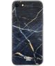 HappyCase Apple iPhone SE 2020 Hoesje Flexibel TPU Dark Marble Print