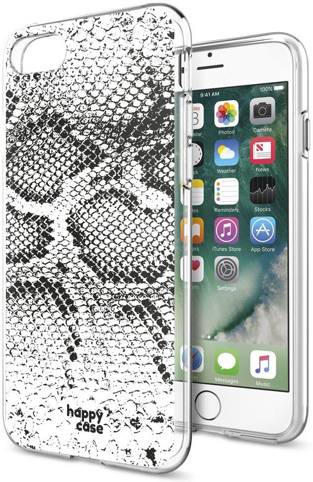 HappyCase iPhone SE 2020/2022 Hoesje Flexibel TPU Slangen Print afbeelding 6