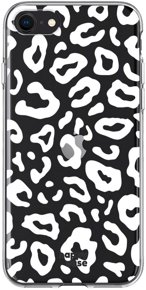 HappyCase iPhone SE 2020/2022 Hoesje Flexibel TPU Luipaard Print afbeelding 1