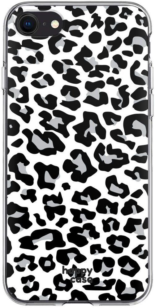 HappyCase iPhone SE 2020/2022 Hoesje Flexibel TPU Panter Print afbeelding 1