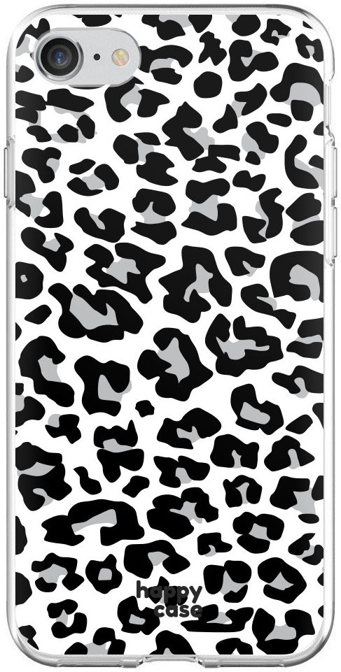 HappyCase iPhone SE 2020/2022 Hoesje Flexibel TPU Panter Print afbeelding 4