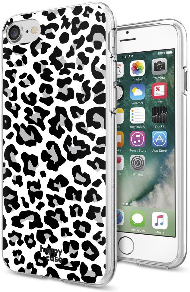 HappyCase iPhone SE 2020/2022 Hoesje Flexibel TPU Panter Print afbeelding 5