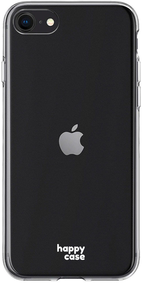 HappyCase iPhone SE 2020/2022 Hoesje Flexibel TPU Clear Print afbeelding 1