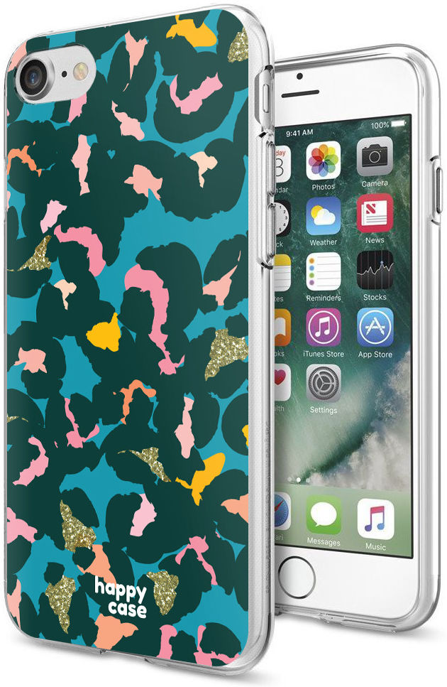 HappyCase iPhone SE 2020/2022 Hoesje Flexibel TPU Summer Leopard afbeelding 5
