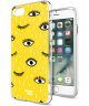 HappyCase iPhone SE 2020/2022 Hoesje Flexibel TPU Yellow Eye Print
