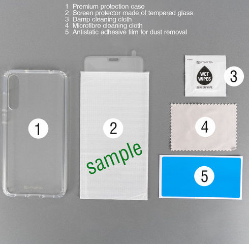 4smarts 360° Protection Set Xiaomi Redmi Note 8 Transparant afbeelding 3