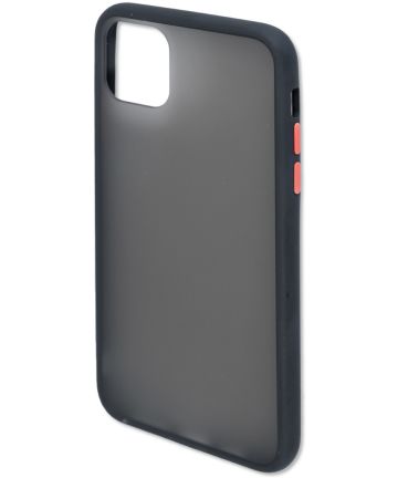 4smarts MALIBU Transparante Apple iPhone 11 Pro Max Back Cover Zwart Hoesjes