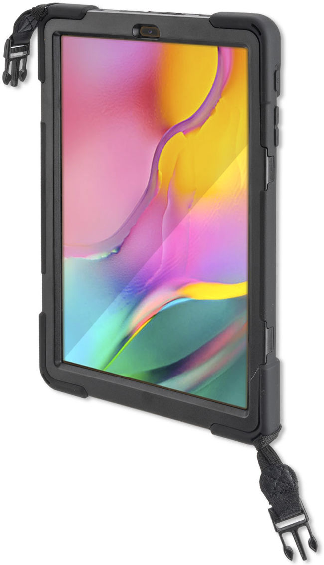 4smarts Rugged GRIP Samsung Galaxy Tab A 10.1 (2019) Hoes Zwart afbeelding 2