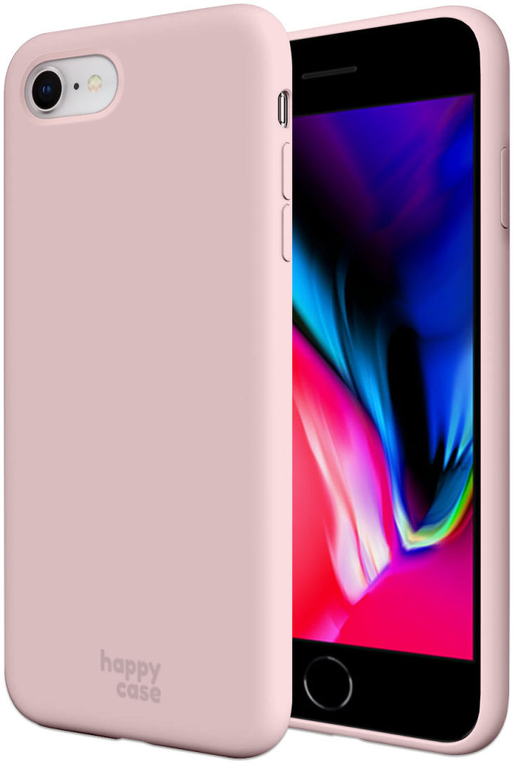 HappyCase iPhone SE 2020/2022 Hoesje Siliconen Back Cover Roze afbeelding 1