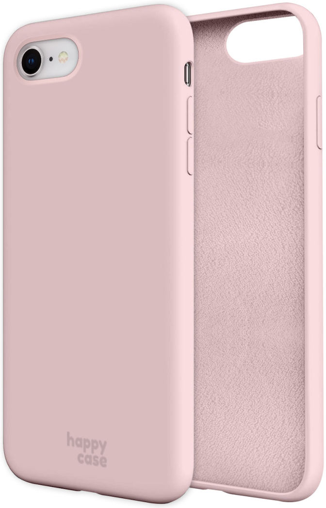 HappyCase iPhone SE 2020/2022 Hoesje Siliconen Back Cover Roze afbeelding 2