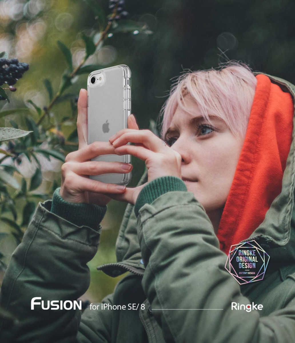 Ringke Fusion Apple iPhone SE (2020) Hoesje Matte Transparant afbeelding 4