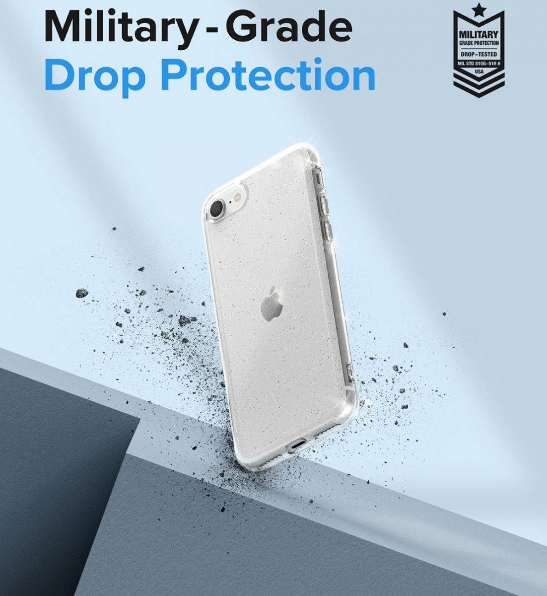 Ringke Air iPhone SE (2020/2022)/8/7 Hoesje Flexibel TPU Transparant afbeelding 3