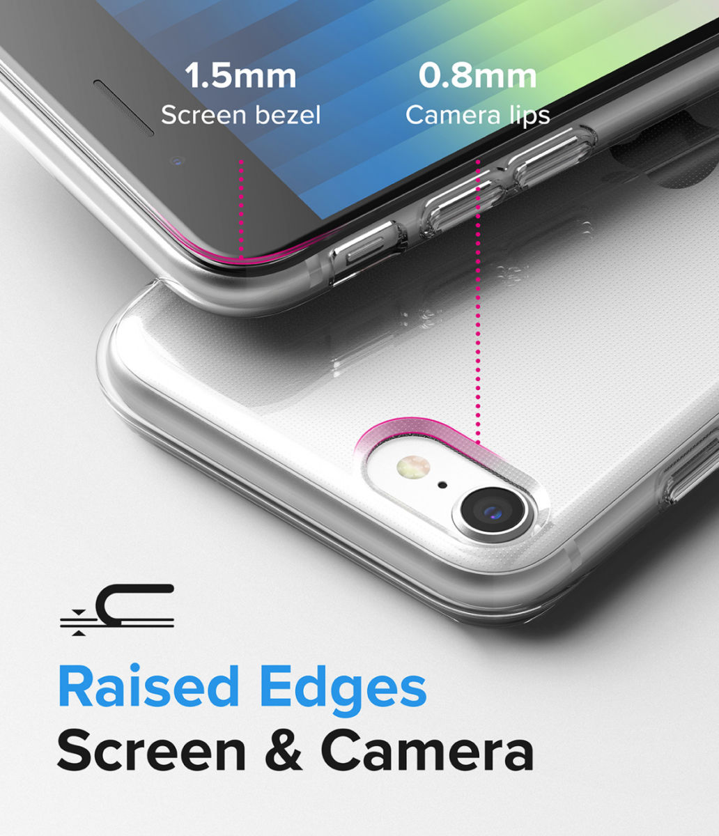 Ringke Air iPhone SE (2020/2022)/8/7 Hoesje Flexibel TPU Transparant afbeelding 5