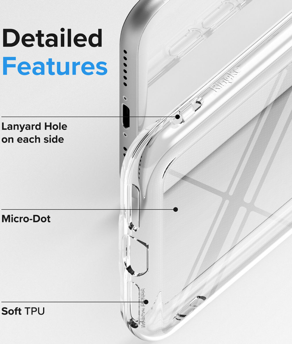 Ringke Air iPhone SE (2020/2022)/8/7 Hoesje Flexibel TPU Transparant afbeelding 6