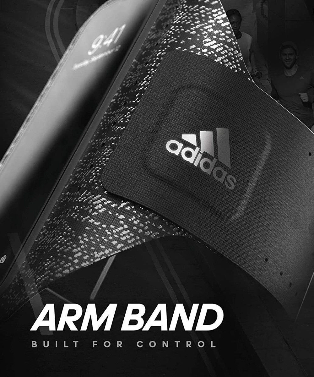 Adidas Smartphone Sport Armband voor het Hardlopen 4.7 Inch Zwart afbeelding 3