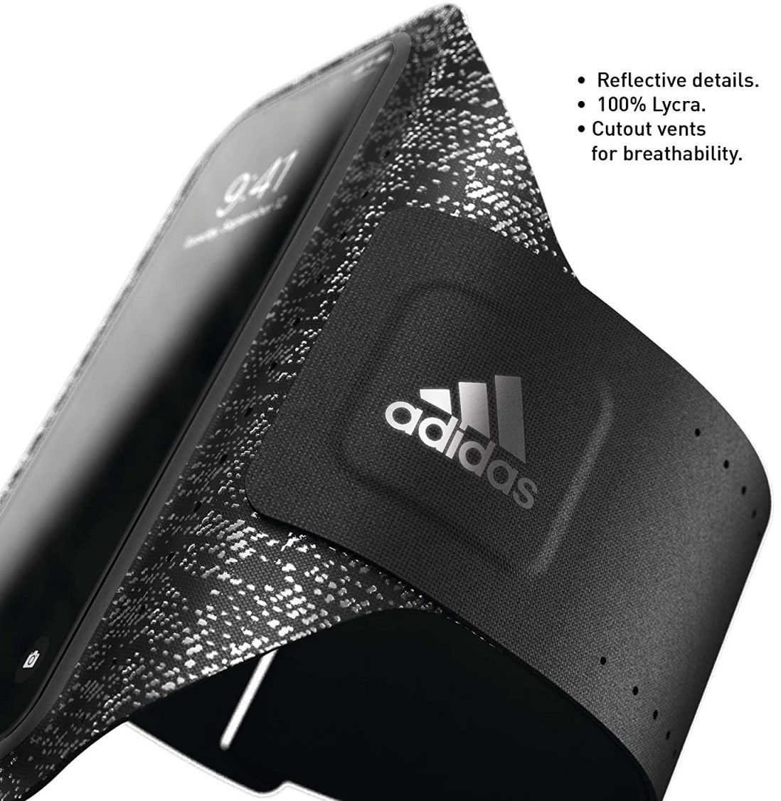 Adidas Smartphone Sport Armband voor het Hardlopen 4.7 Inch Zwart afbeelding 6