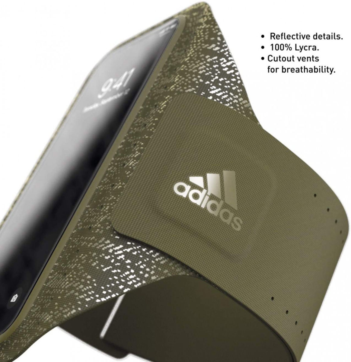 Adidas Smartphone Sport Armband voor het Hardlopen 5.5 Inch Khaki afbeelding 5