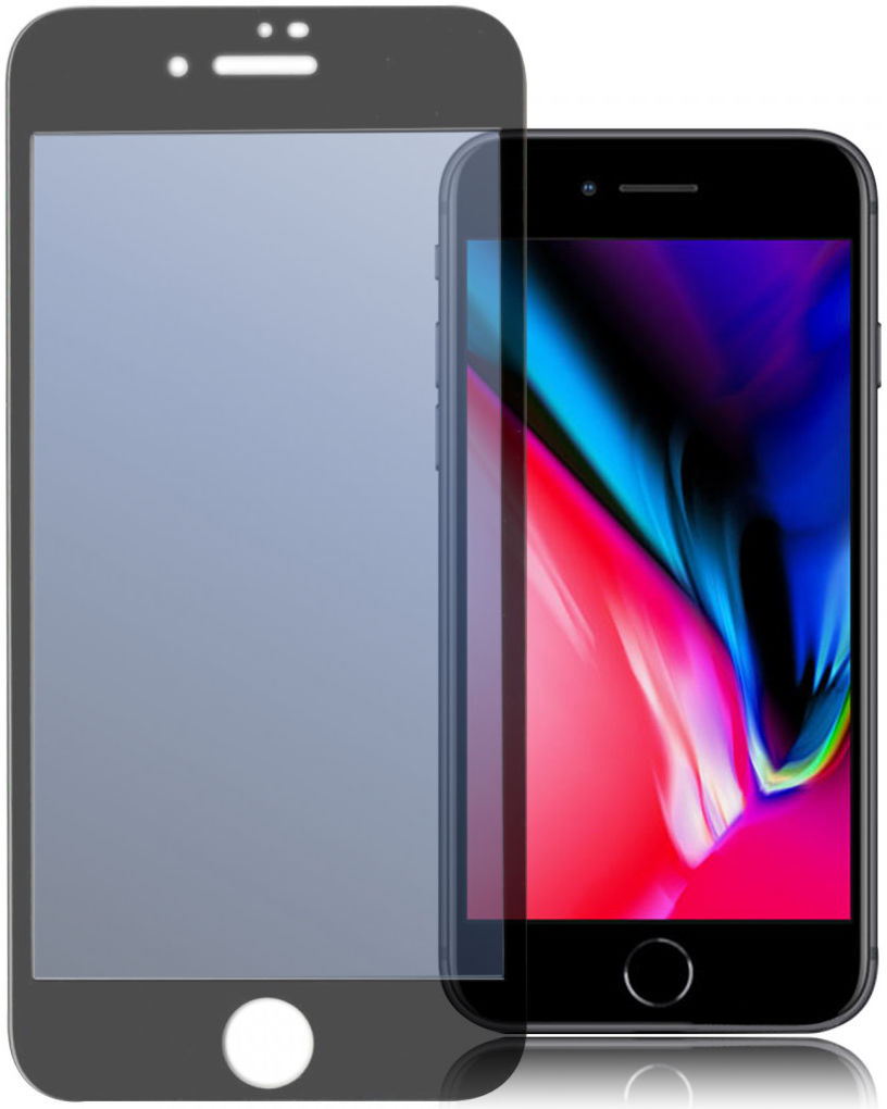 4smarts Second Glass Apple iPhone SE 2020 / 2022 Screenprotector Zwart afbeelding 2
