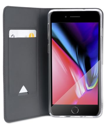 4smarts URBAN Lite Series Apple iPhone SE (2020) Hoesje Wallet Zwart Hoesjes