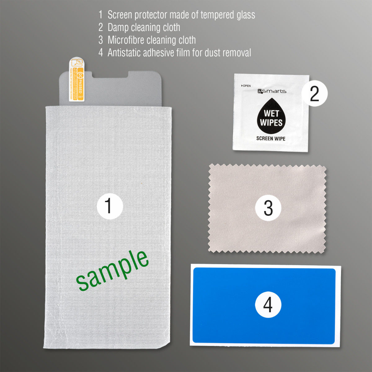 4smarts Second Glass 2.5D Samsung Galaxy A41 Tempered Glass afbeelding 3