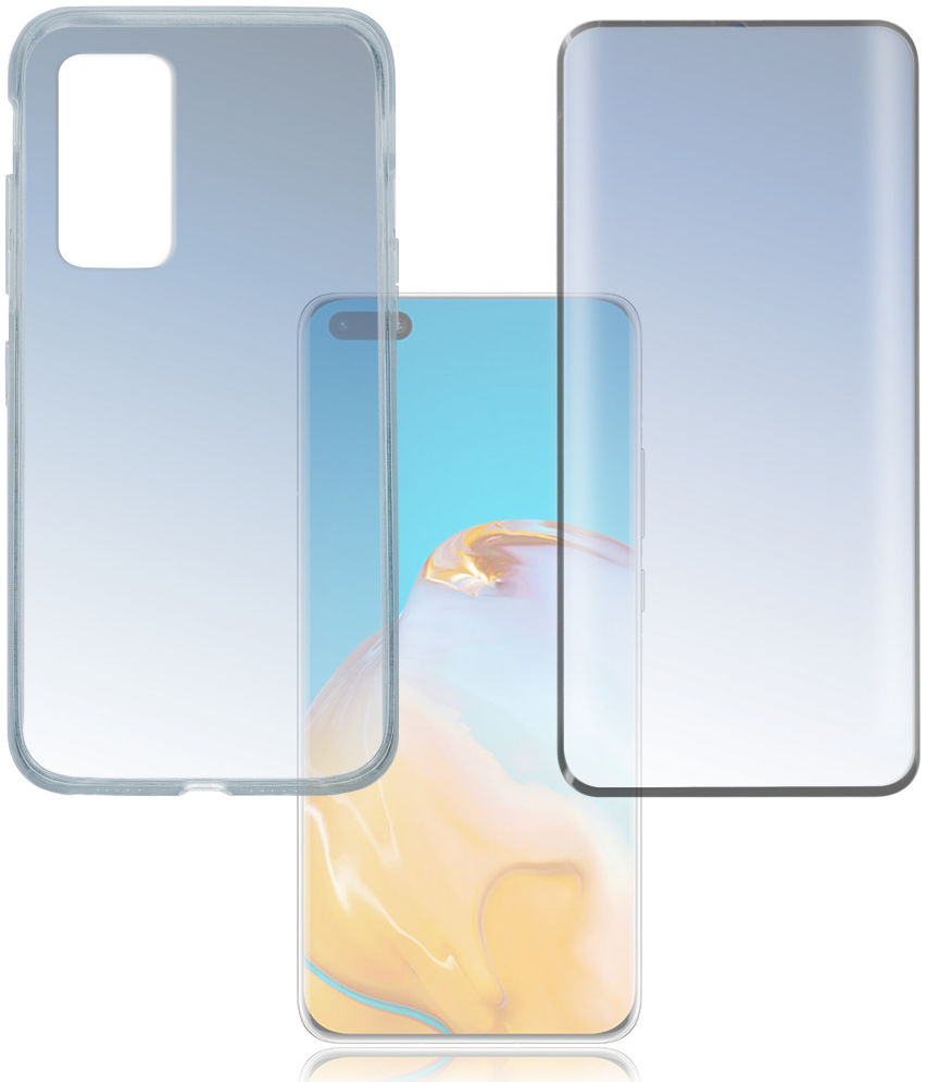 4smarts 360° Protection Set Premium for Huawei P40 Pro Zwart afbeelding 4