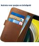 Rosso Deluxe iPhone SE (2020/2022) Hoesje Echt Leer Book Case Bruin
