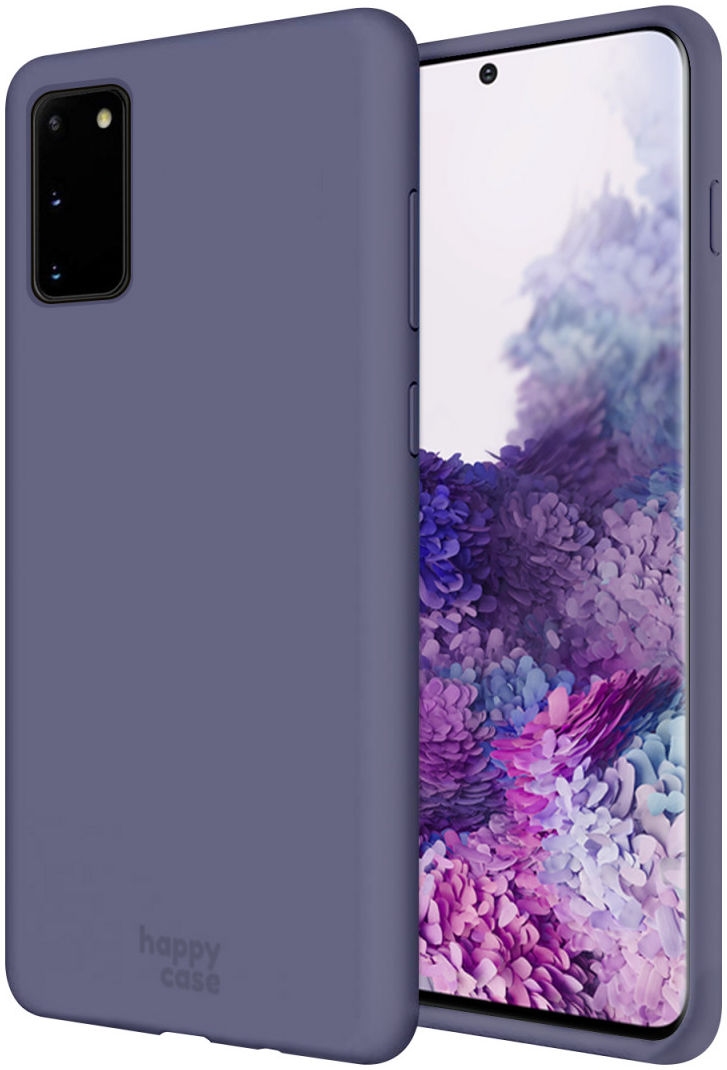 HappyCase Samsung Galaxy S20 Hoesje Siliconen Back Cover Grijs afbeelding 1