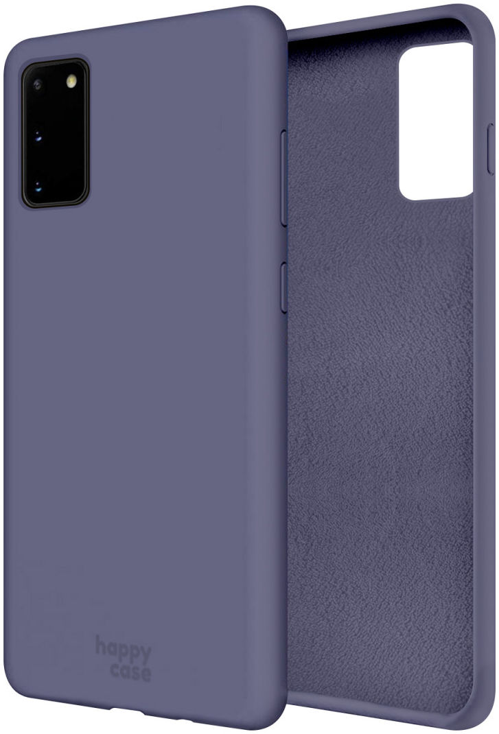HappyCase Samsung Galaxy S20 Hoesje Siliconen Back Cover Grijs afbeelding 2